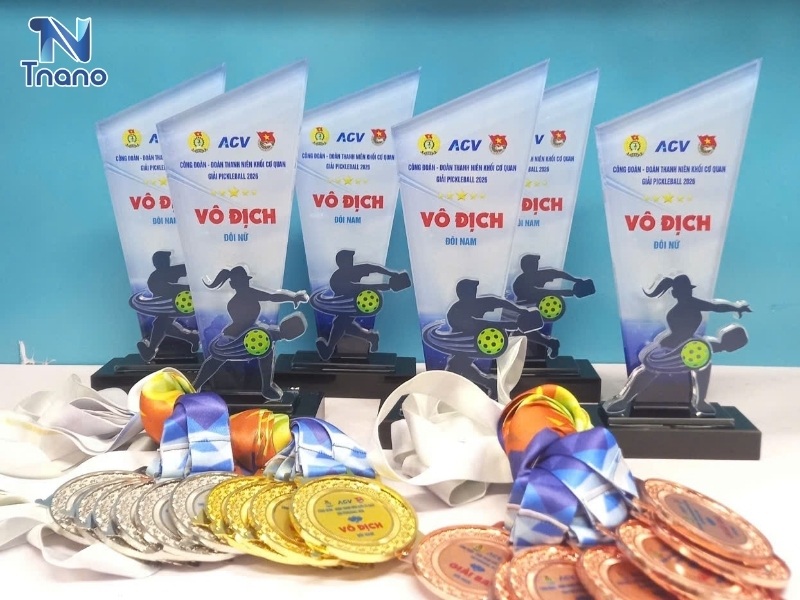 Đặc điểm nổi bật của cúp Pickleball