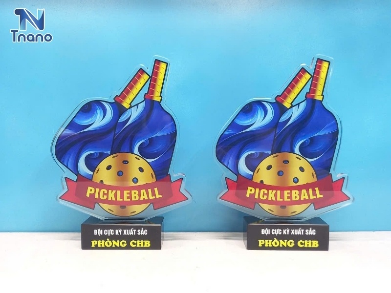 Cúp Pickleball kỹ thuật thiết kế riêng