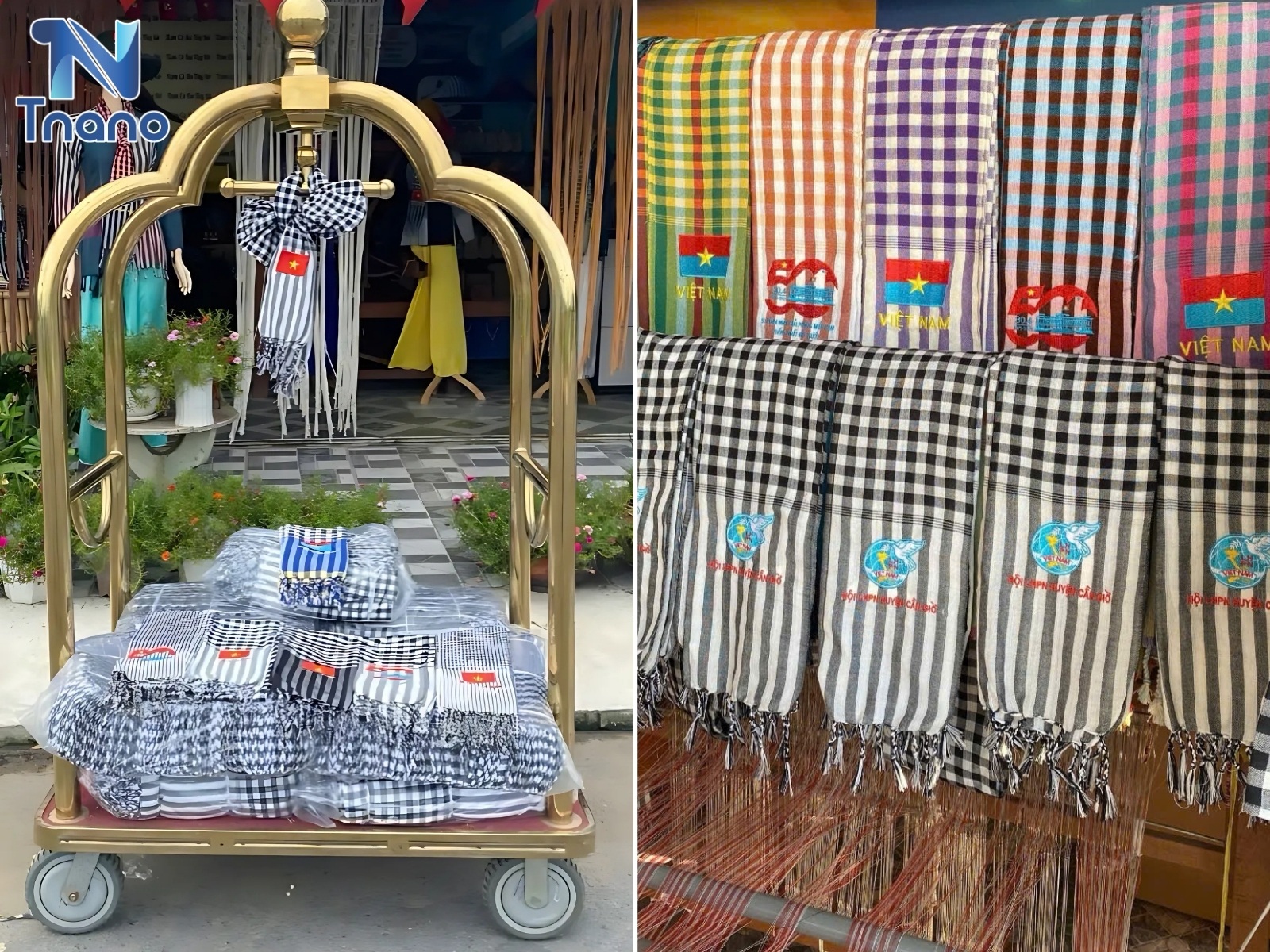 Mẫu in khăn rằn đẹp mắt ấn tượng